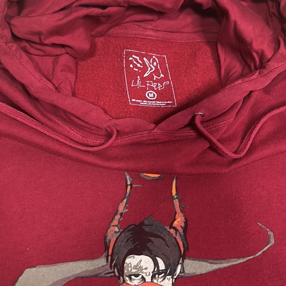 Lil Peep Rising Sun Hoodie Unisex Sz: Medium (2020) release - Picture 2 of 5